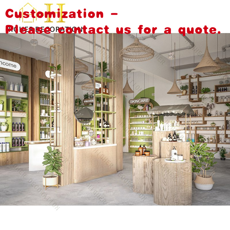 Luxury Skincare Store - Özel Yapım Vitrin Mobilyaları Vitrin Rafı