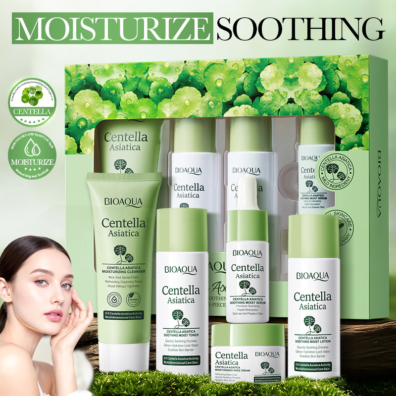 Luxury Skincare Kit - 5 adet/takım BIOAQUA Centella Asiatica Cilt
