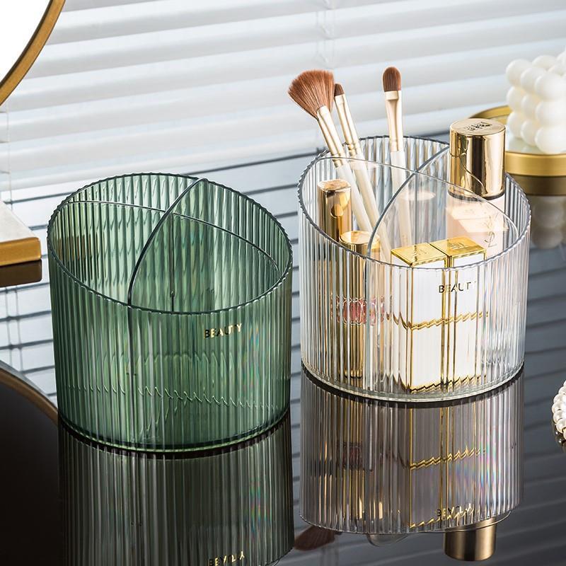 Luxury Skincare Store - Şeffaf lüks masaüstü saklama kutusu, kozmetik
