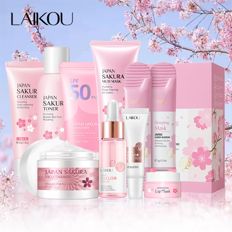 9 adet Yüz Ürünleri Seti Sakur - Luxury Skincare Kit incelemesi ve fiyatı